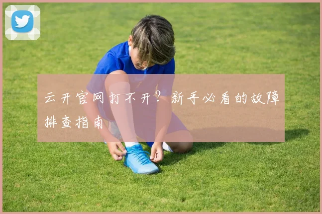云开官网打不开？新手必看的故障排查指南